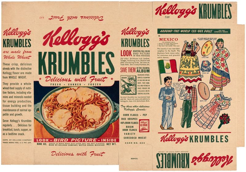 Record Ad Inserts in Cereal Boxes