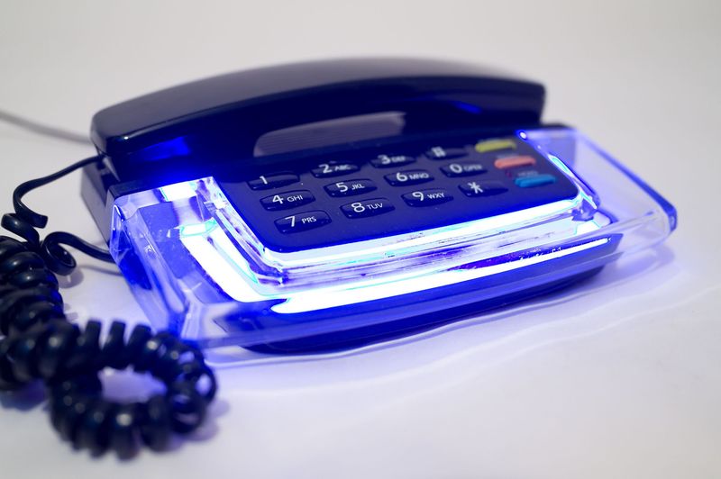 The Trimline Neon Light Phone