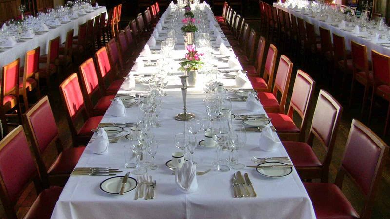 Big Family Dinners with Formal Place Settings