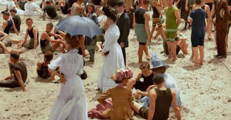 17 Colorized Photos That Show What Summer Looked Like 100 Years Ago