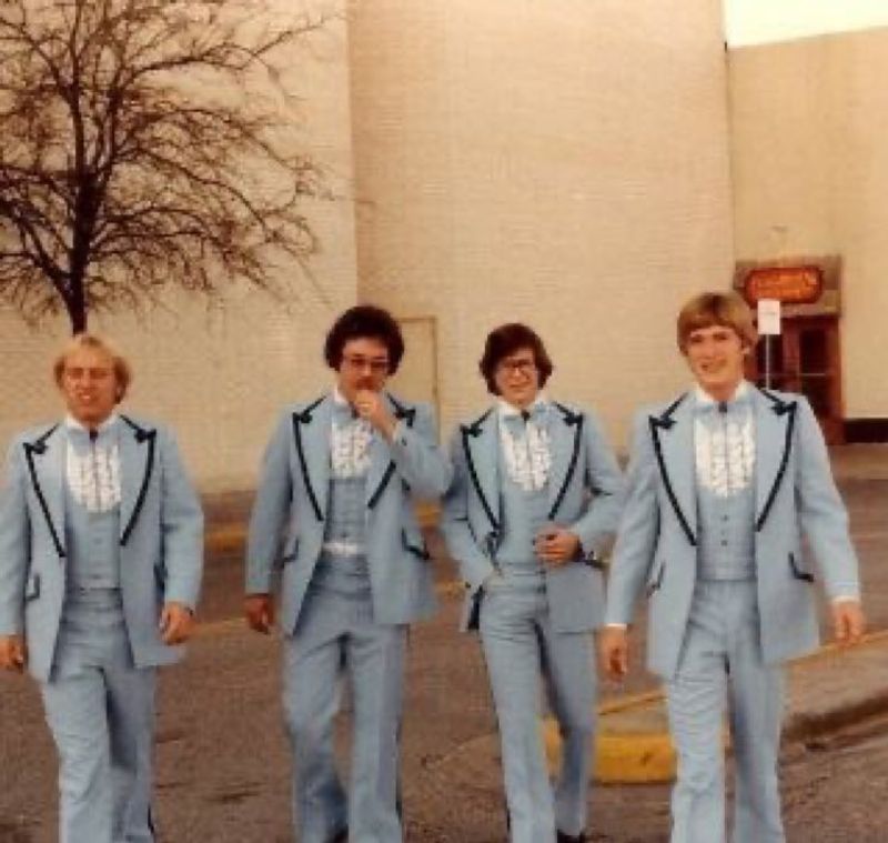Powder Blue Tuxedos (With Ruffled Shirts, Obviously)