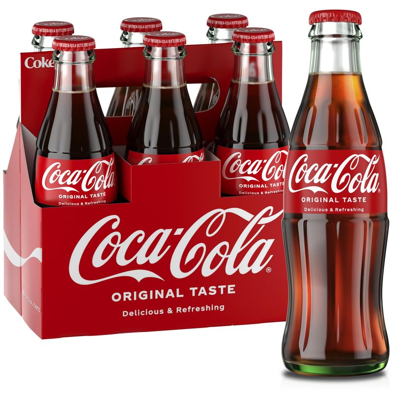 A Glass Bottle of Coca-Cola