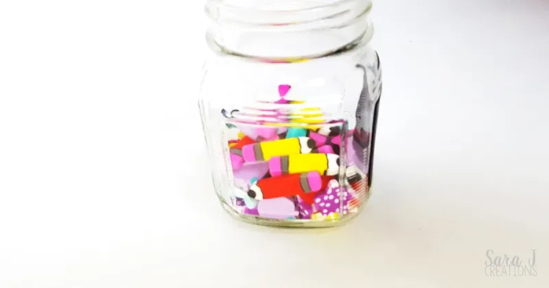 A Pencil and Eraser from the Counter Jar