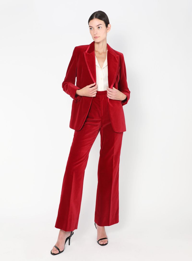 Velvet Blazers and Bell Bottom Tux Pants