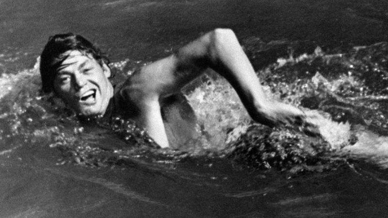 Johnny Weissmuller Wins Olympic Golds