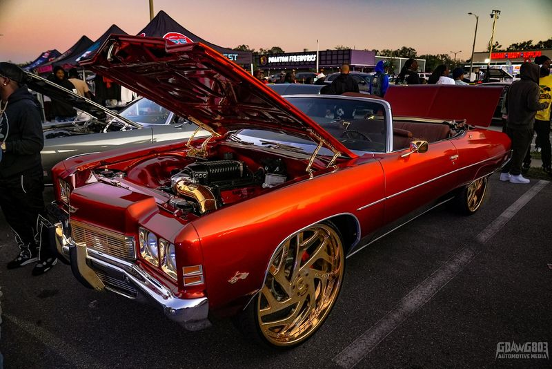Sunset Glare Reflecting Off Candy Apple Paint Jobs