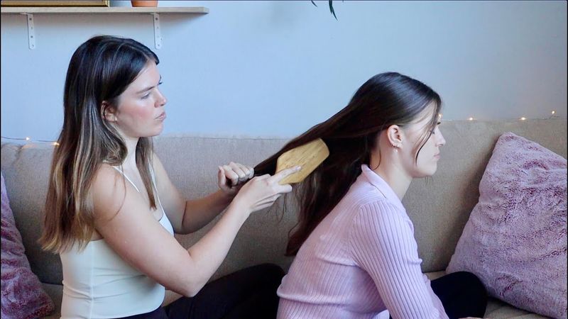 Braiding Each Other’s Hair Until Someone Cried