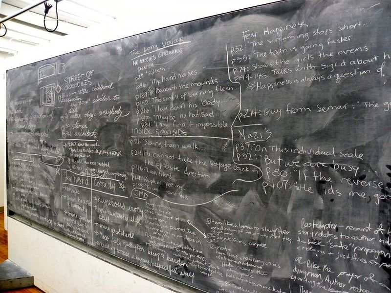 Having to Copy Notes from the Board Before They Were Erased FOREVER