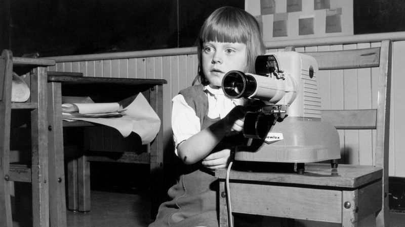 Playing with Filmstrip Projectors
