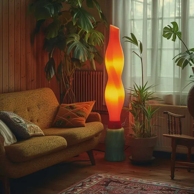 Lava Lamps Creating Psychedelic Moods