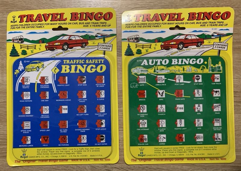 License Plate Bingo
