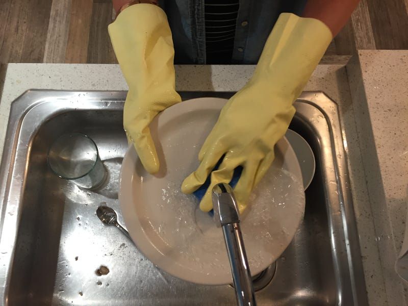 Hand-Washing Dishes
