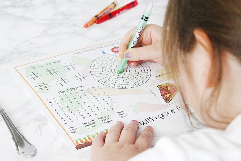 Restaurant Placemat Olympics