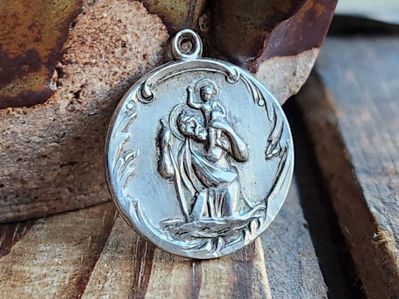 Station Wagon Keys with St. Christopher Medal