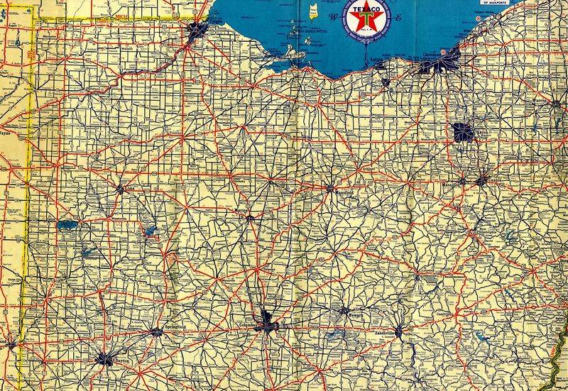Massive Road Atlas Maps in the Glove Compartment