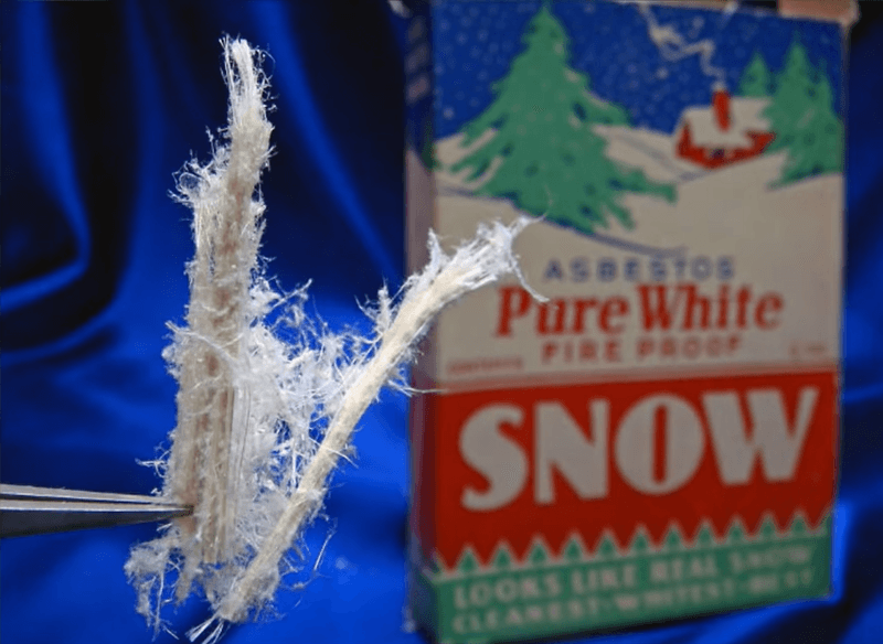 Asbestos Christmas Decorations