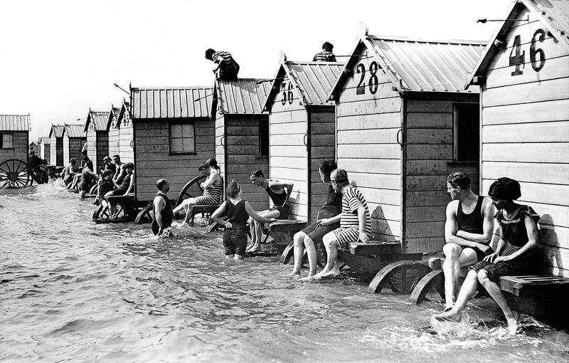 Seaside Bathing Machine Summer Holidays
