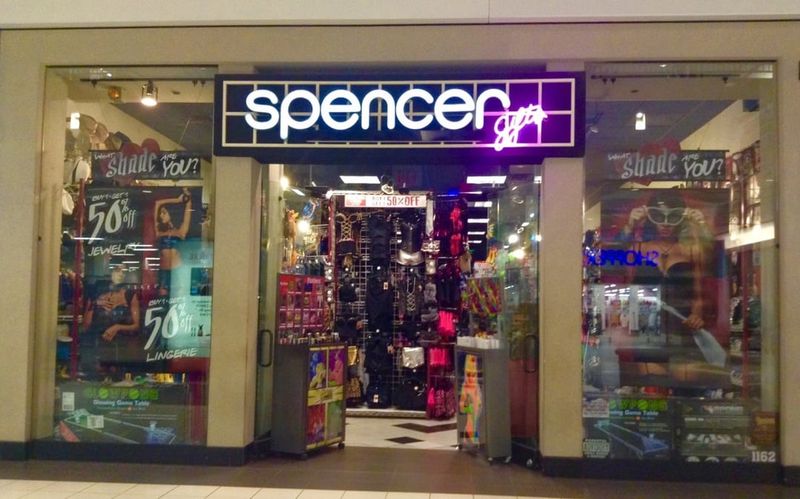 Getting lost in Spencer's Gifts