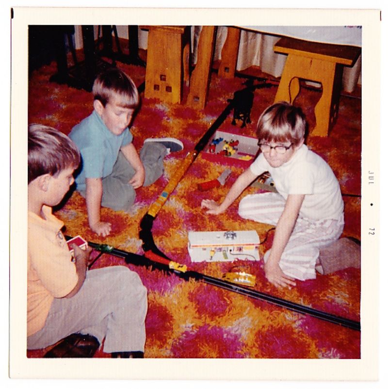 Flashlight Tag Through Shag Carpeting