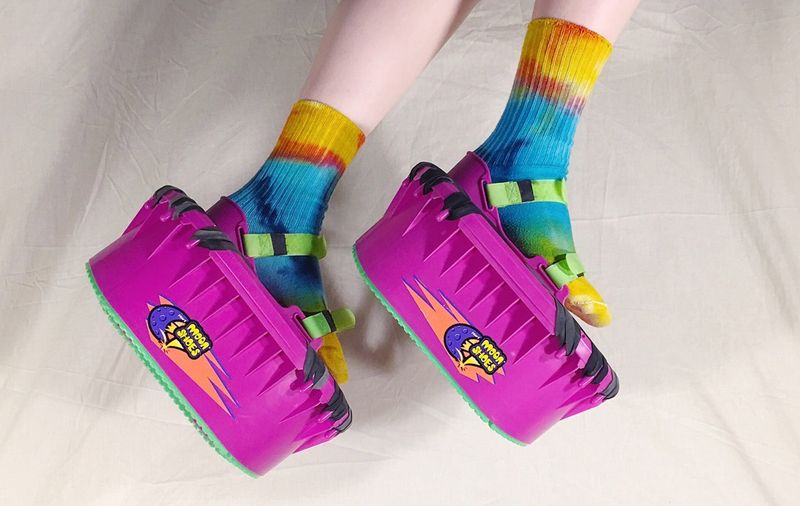 Moon Shoes: The Backyard Trampolines For Your Feet