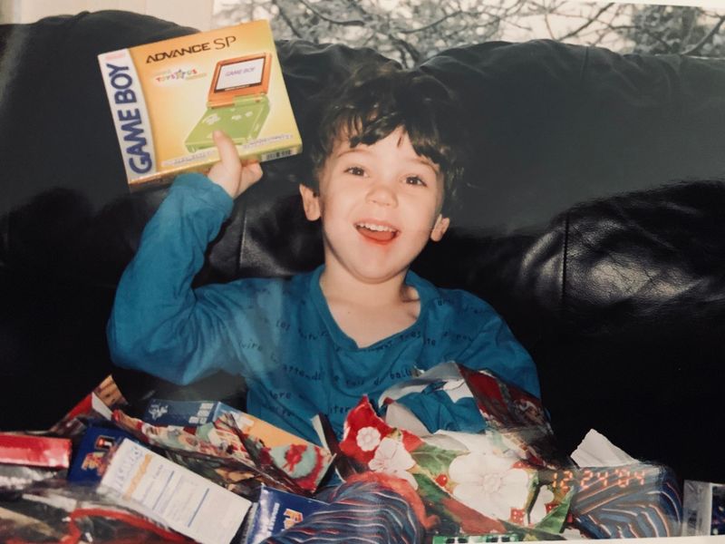 Child Playing Game Boy
