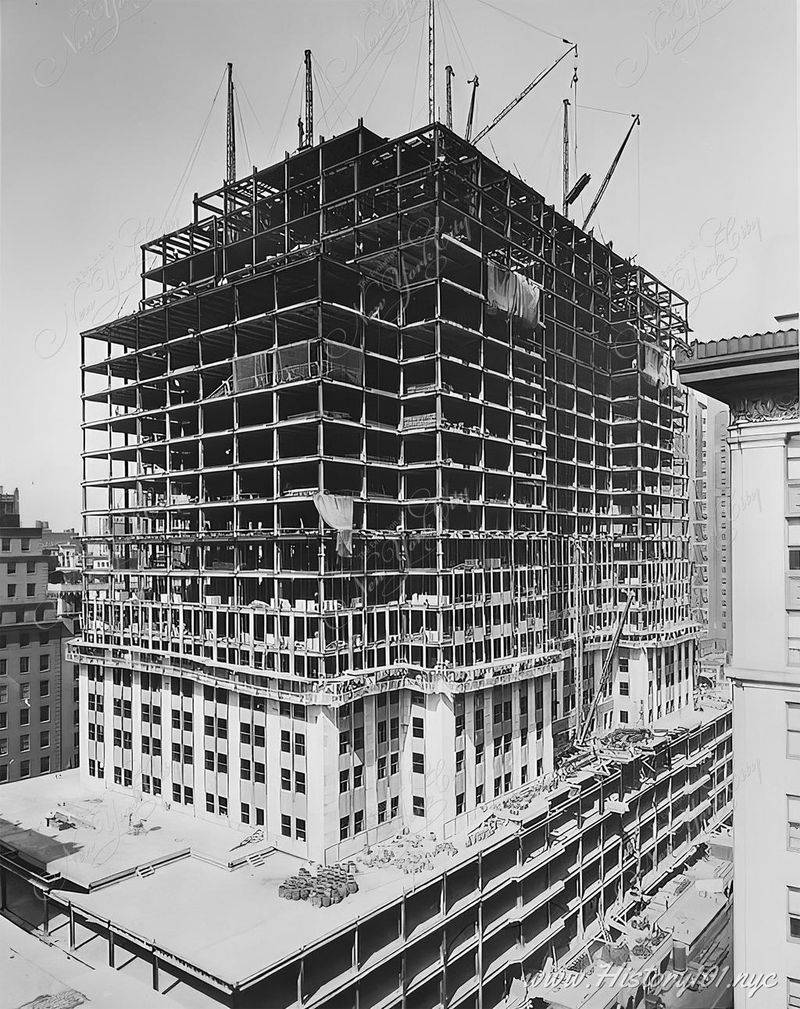 The Empire State Building Construction, 1931