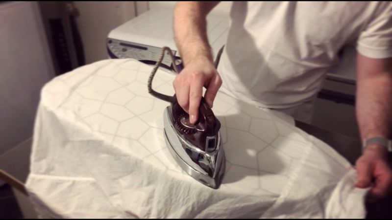 Ironing with Heavy Irons