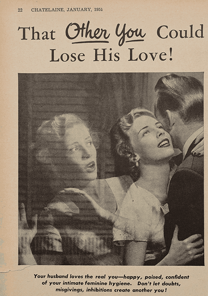 Lysol as Feminine Hygiene Product