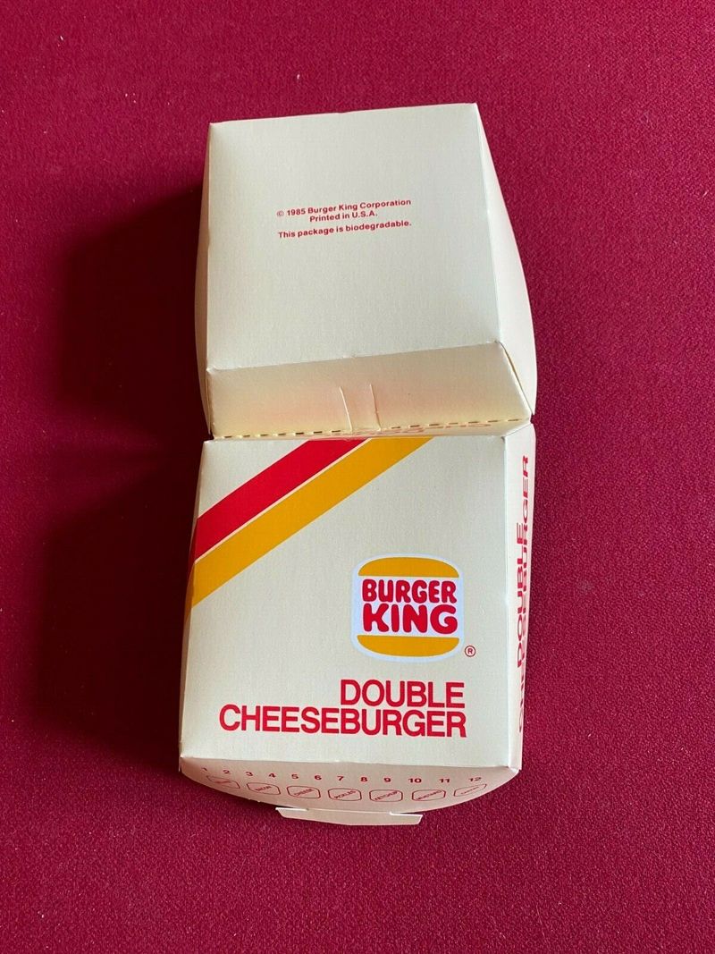 Burger King's Specialty Sandwich Boxes