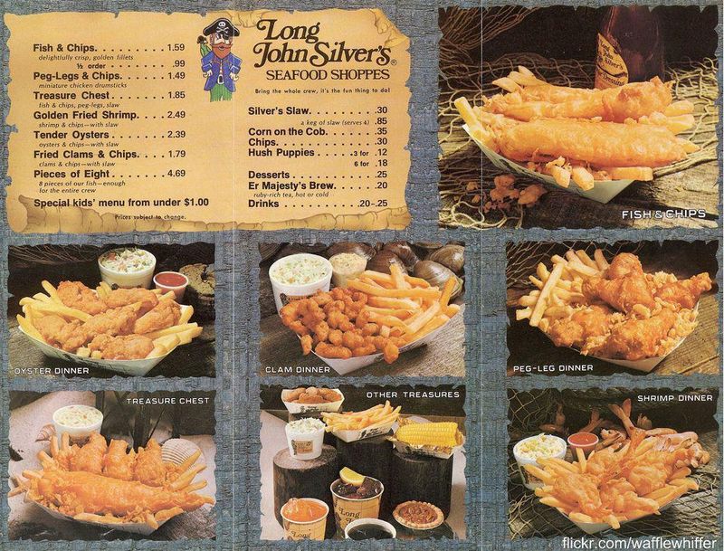 Long John Silver's Pirate-Themed Treasure Chest Meal Box