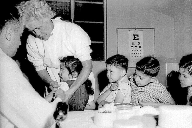 Polio Scares Emptied Swimming Pools