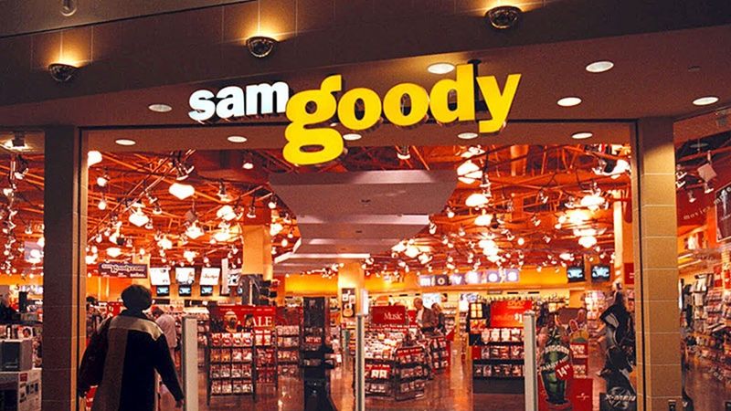 Browsing endlessly at Sam Goody or Musicland