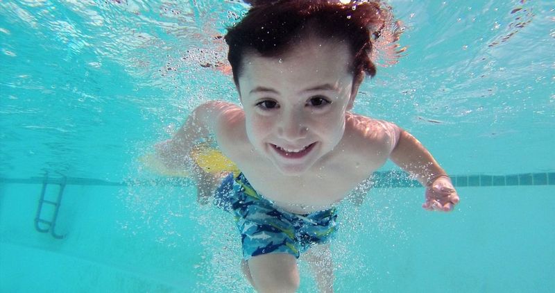 The Swimming Pool Has a Chemical That Changes Color When You Pee