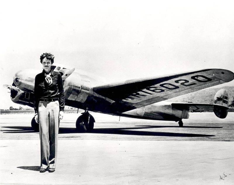 Amelia Earhart’s Solo Flight, 1932