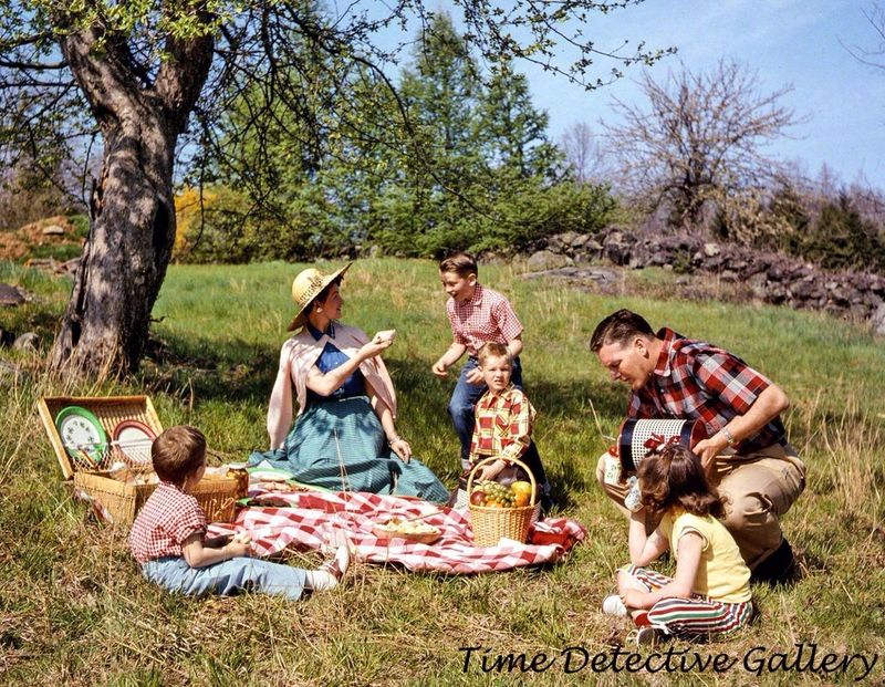 Vintage Family Picnic