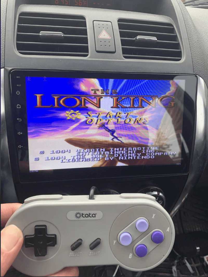 Retro Gaming in Car's CD Changer