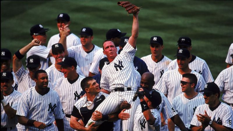 David Cone's Perfect Game Celebration