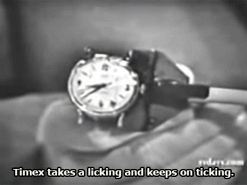 Timex 'Takes a Licking and Keeps on Ticking'