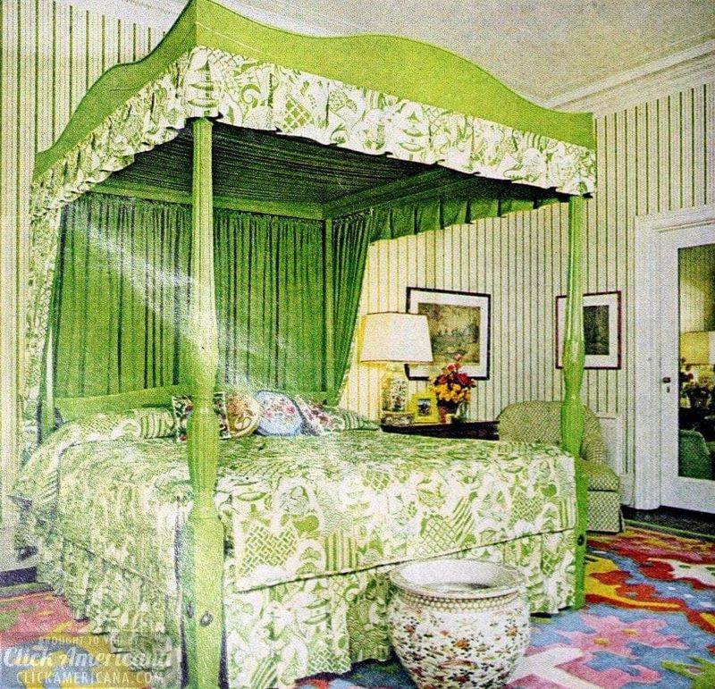 Canopy Beds Draped In Fabric