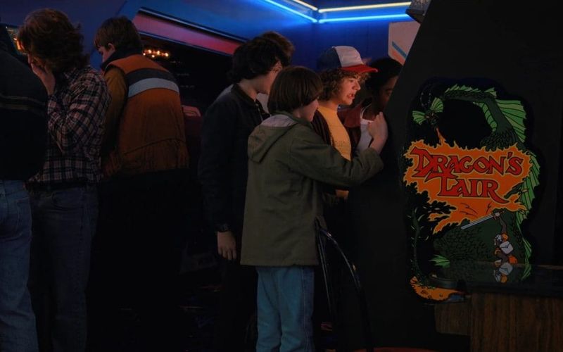 The Crowd Around Dragon's Lair